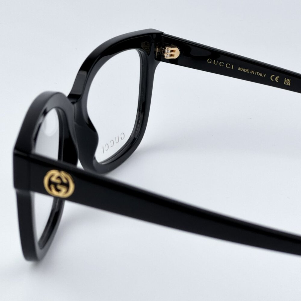 Gucci Women BRAND NEW Eyeglasses Black Square GG1258O 004 - Picture 8 of 13